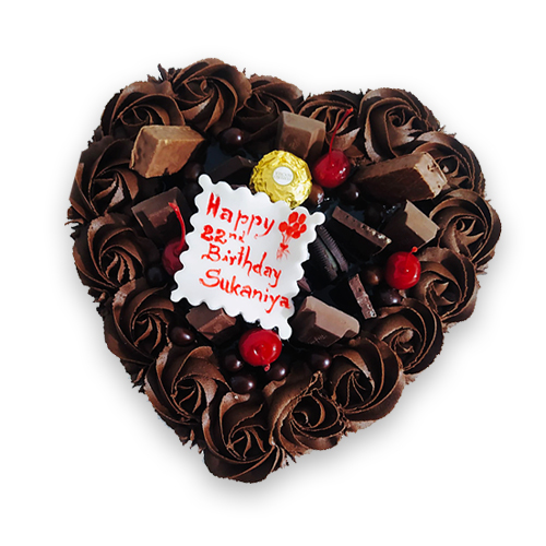 Choco Heart Cake